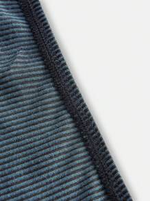 SHEIN EZwear Black And Grey Knitted Women's Strapless Top - Black - View 4