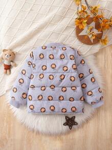 男婴卡通印花棉服 - 彩色 - 查看 2