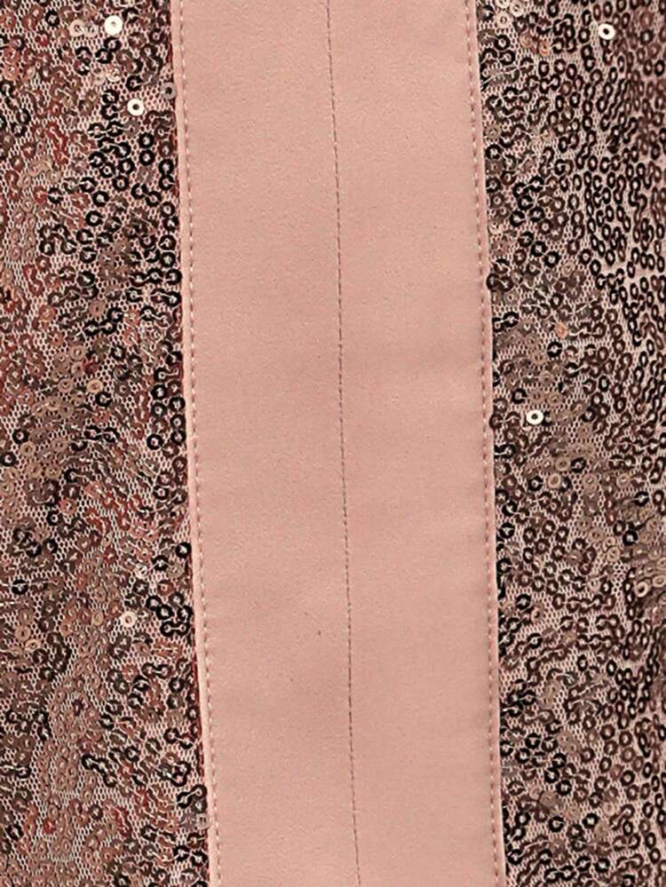 Women'S Sparkle Batwing Short Sleeve Blouse