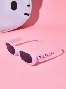 HELLO KITTY AND FRIENDS | SHEIN 粉色可愛時尚女士眼鏡 - 粉色 - 查看 1