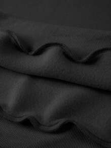 Manfinity EMRG 男士宽松图案印花连帽运动衫，带保暖内衬，适合寒冷天气 - 灰色 - 查看 5