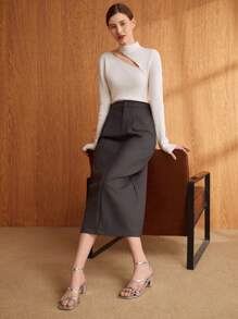 CUCCOO BIZCHIC 女士時尚銀色高跟涼鞋度假鞋夏日特賣 - 銀色 - 查看 3