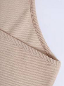 女性背心和吊帶衫 - 米色 - 查看 4