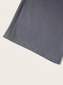 SHEIN Privé Ladies' Pleated Trousers - Grey - View 6