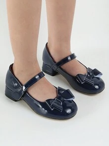 1 đôi Xanh Trẻ em Giày dép Cô gái Mùa Xuân Cao gót , Kích thước 1 - Màu xanh lam - Xem 5