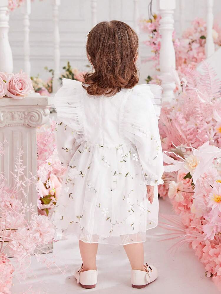 Fashionable Baby Girl'S Mesh Tulle Princess Dress