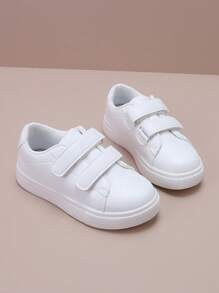 兒童運動休閒鞋帶貼式運動鞋 - 白色 - 查看 3