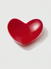 ROMWE 1pair Heart Shaped Silicone Nipple Cover - Red - View 4