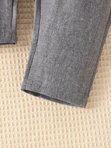 Baby Boys' Vest, Pants And Shirt 3pcs/Set With Bear Print For Fall - Multicolor - View 4