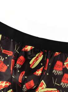 Men'S Printed Square Cut Boxer Briefs