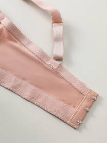 Plus Size Women's Mesh Splice Bra With Underwire , 5 Pcs - Multicolor - View 6