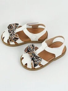 女孩空心涼鞋兒童平底鞋,尖頭幼兒夏季鞋履 - 彩色 - 查看 6