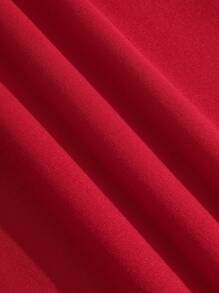 Men's Cartoon Slogan Printed Sweatshirt - Red - View 3