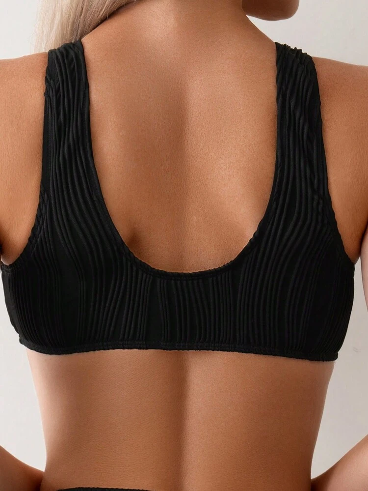 Ladies Plain Bikini Set Carnival Summer Beach