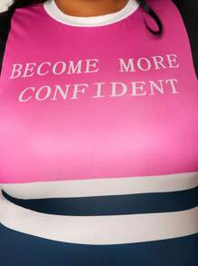 Slaydiva 大尺碼女士街頭風格修身連衣裙 - 彩色 - 查看 5