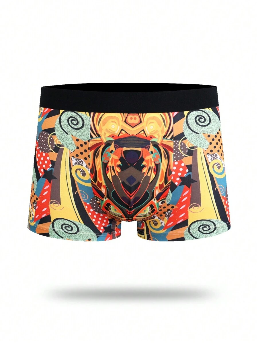 ملخص طبعة شورت بوكسر للرجال - متعدد الألوان - مشاهدة 1
