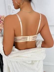 Brasier De Malla Y Espiga Con Varilla Para Mujer - Albaricoque - Ver 4