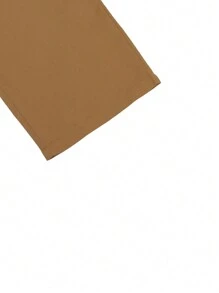 Manfinity Hypemode Loose-Fit Men's Vintage Flap Front Overalls - Brown - View 4