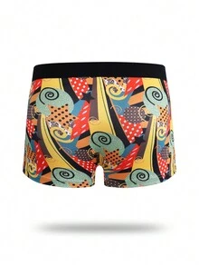 ملخص طبعة شورت بوكسر للرجال - متعدد الألوان - مشاهدة 2