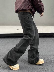 Manfinity EMRG 男士免洗褲,附有口袋 - 深灰色 - 查看 4