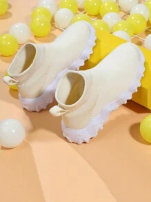 Boys' Comfortable, Fashionable, Breathable, Casual Sneakers For Spring - Beige - View 5