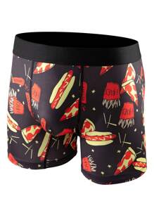 Men'S Printed Square Cut Boxer Briefs