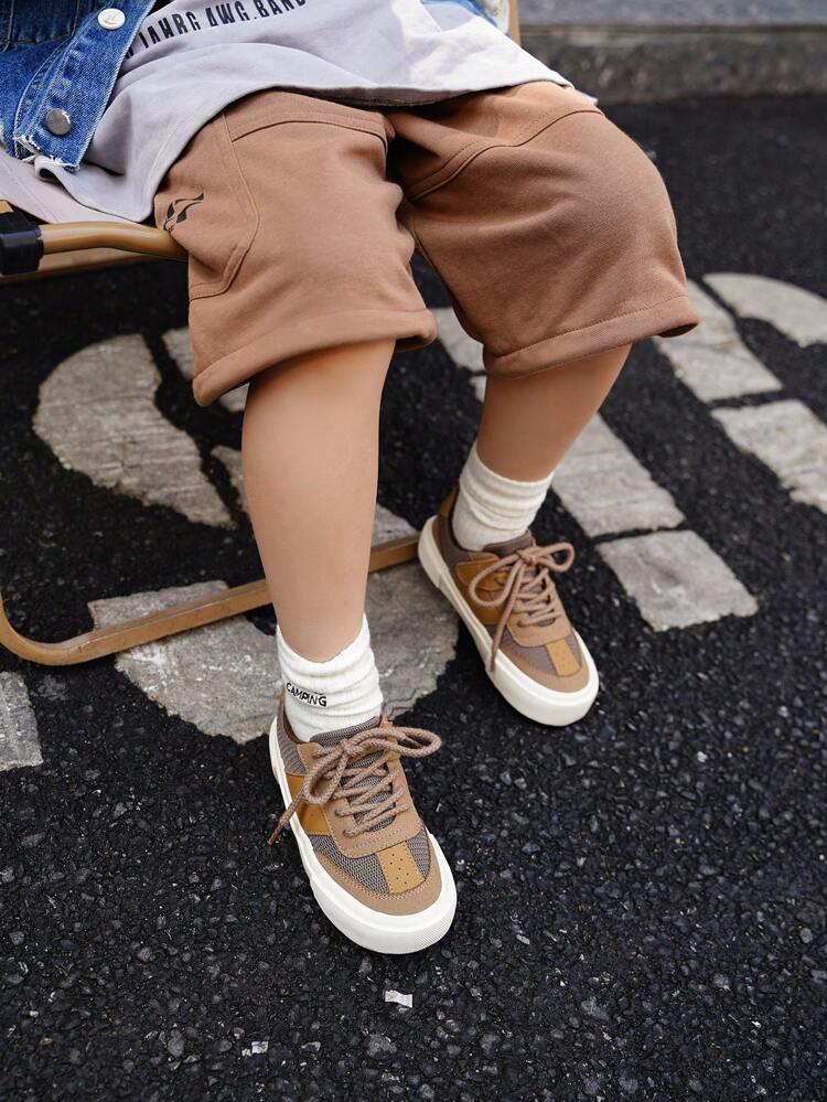 Fashionable Retro Milabu Style Casual Sports Platform Sneakers