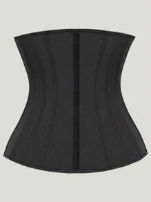 Cinto Feminino De Cor Sólida Para A Cintura - Preto - Visão 2