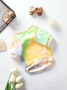 PETSIN (With Luminous Effect) Rainbow Gradient Illuminating Stars & Unicorn Patterned Fleece Without Hat, 1 Pc - Multicolor - View 7