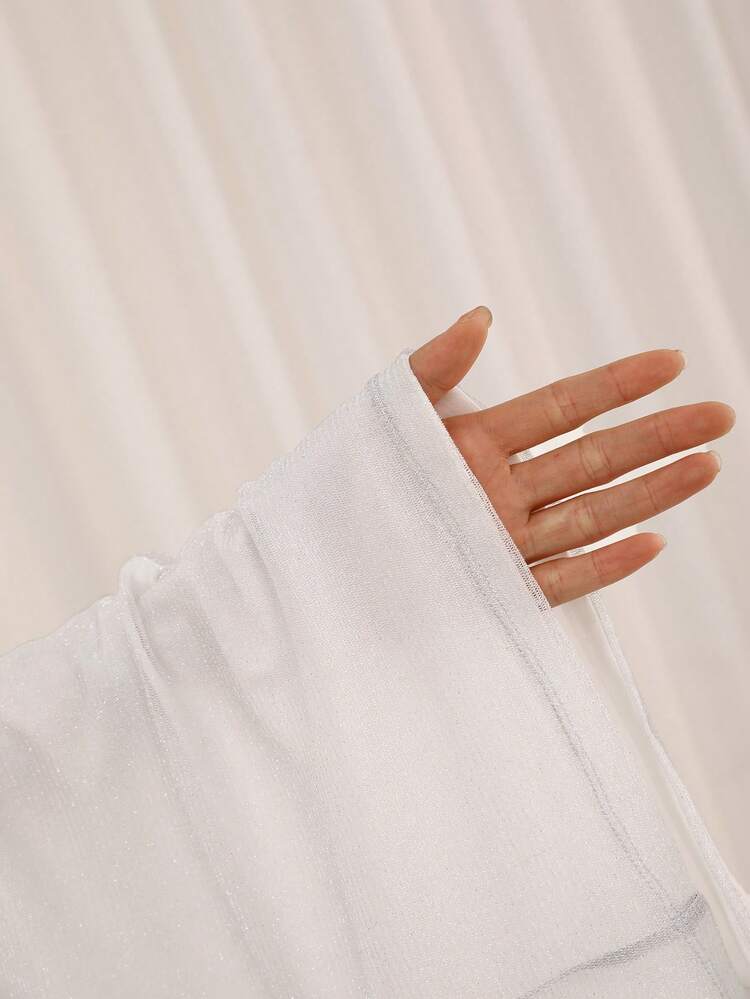 Women'S Hooded Mesh Splice Dress,Elegant Evening Party Dress Long Evening Dresses