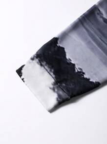 Manfinity Homme Men's Loose Fit Scenery Printed Hoodie - Multicolor - View 5