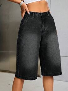 SHEIN EZwear Women's Denim Shorts