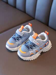 新款防滑柔軟底部男童運動鞋,帶透氣網眼,兒童鞋 - 淺藍色 - 查看 3