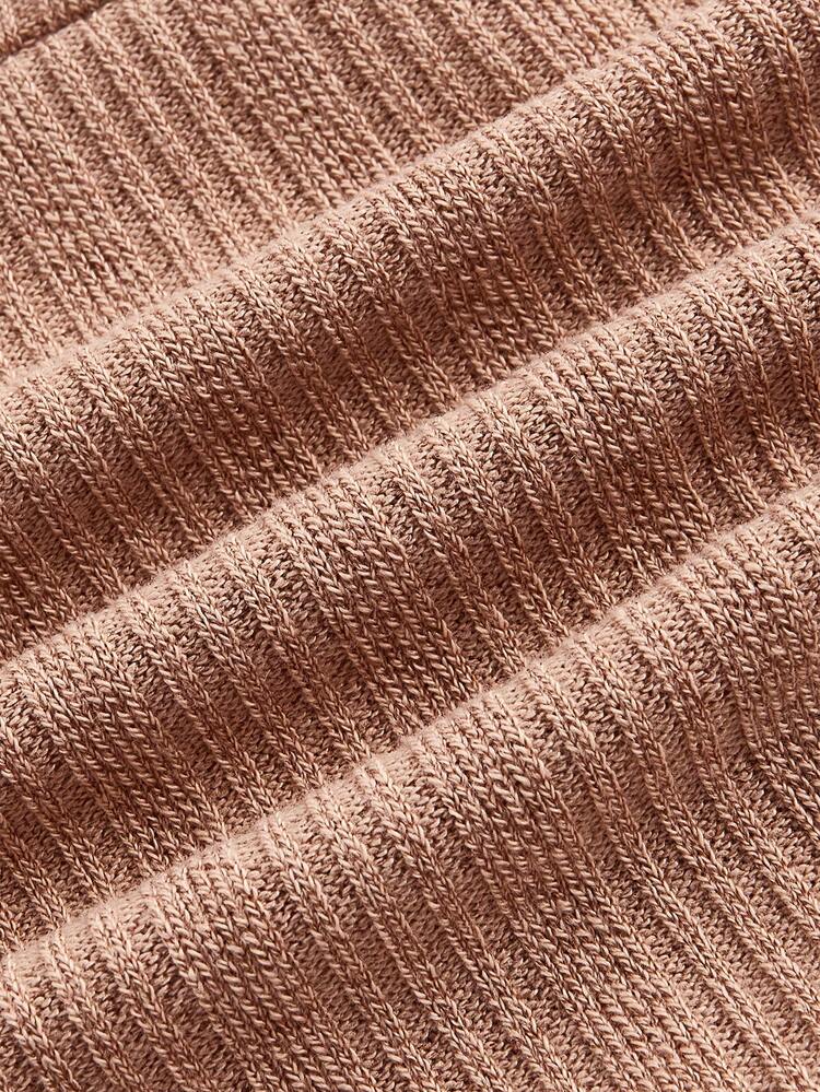 Women V-Neck Ruffle Trim Button Front T-Shirt With Hemline For Valentine's Day