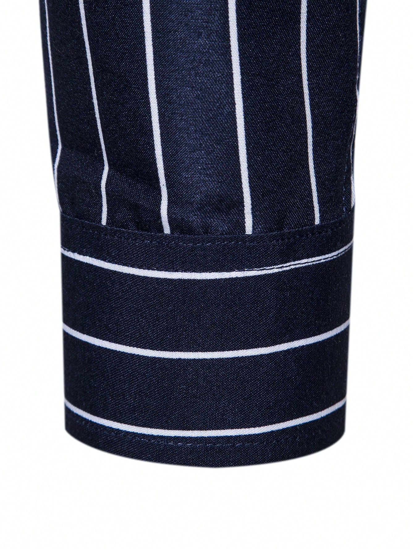 قميص رجالي أكمام طويلة بأزرار وخطوط، للموسم الخريف...