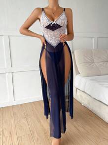 Classic Sexy Bralette inalámbrico para mujer con paneles de encaje que combina ropa interior sexy con vestido y tanga