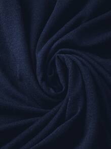 EMERY ROSE Plus Solid Cami Top - Navy Blue - View 7