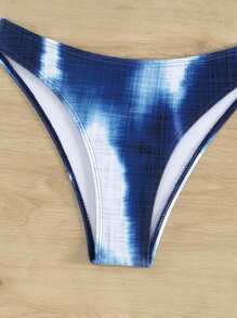 SHEIN Swim Bộ bikini nhuộm ngẫu nhiên mùa hè dành cho nữ - Nhiều màu - Xem 5