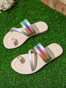 Children'S Stylish Slippers - Multicolor - View 1
