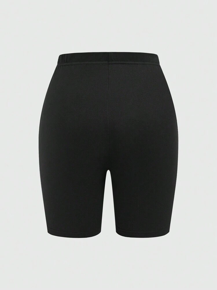 Flame Patterned Rhinestone Decoration Women'S Compression Cycling Leggings