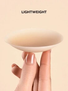 LUVLETTE Reusable Sticky Adhesive Silicone No Show Nipple Covers-A Good Choice For Slim-Fitting T-Shirts - Cinnamon - View 6