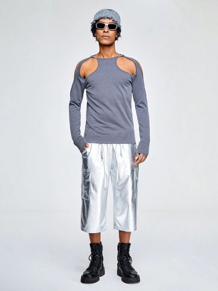 Men's Slim Fit Long Sleeve T-Shirt Suitable For Spring And Summer