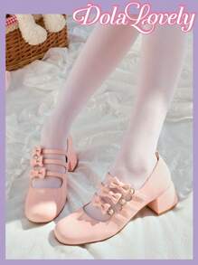 Dola Lovely 高跟鞋，時尚蝴蝶結細節