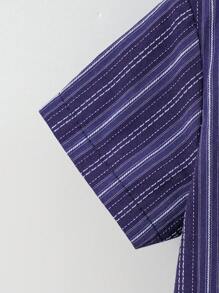 3pcs/Set Spring Summer Baby Boy Striped Jacquard Fabric Casual Outfit