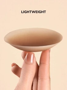 LUVLETTE Miếng dán silicon tái sử dụng che đầu nhũ hoa không lộ - Lựa chọn tốt cho áo thun ôm sát và áo ngực cưới. - Chocolate - Xem 3