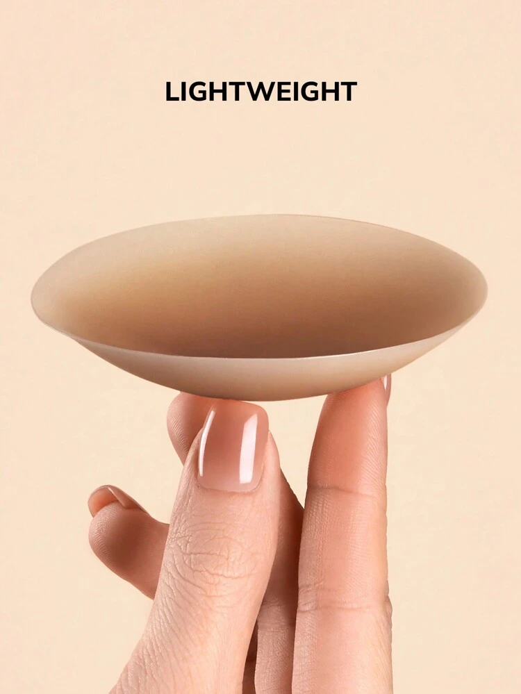 Reusable Sticky Adhesive Silicone No Show Nipple Covers-A Good Choice For Slim-Fitting T-Shirts Wedding Bra