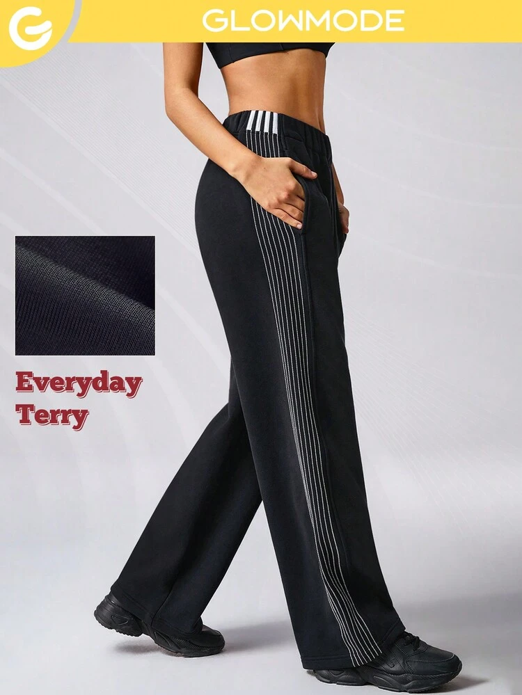 Everyday Terry Line Up Wide Leg Pocket Pants Daily Lounge