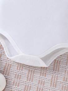 Baby Boy 3pcs Cute Animal Print Tank Bodysuit , Summer Outfits - Multicolor - View 6