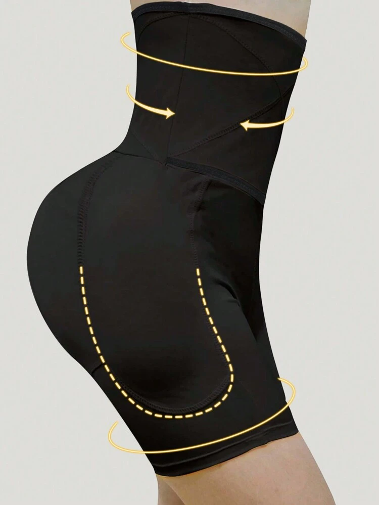 Women's Solid Color High Waist Shapewear Underwear