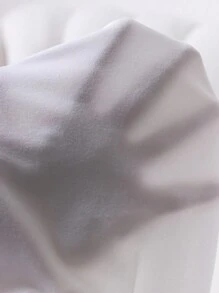 SHEIN Unity Black And White Bodycon Strapless Romper Unitard Set - Black and White - View 8